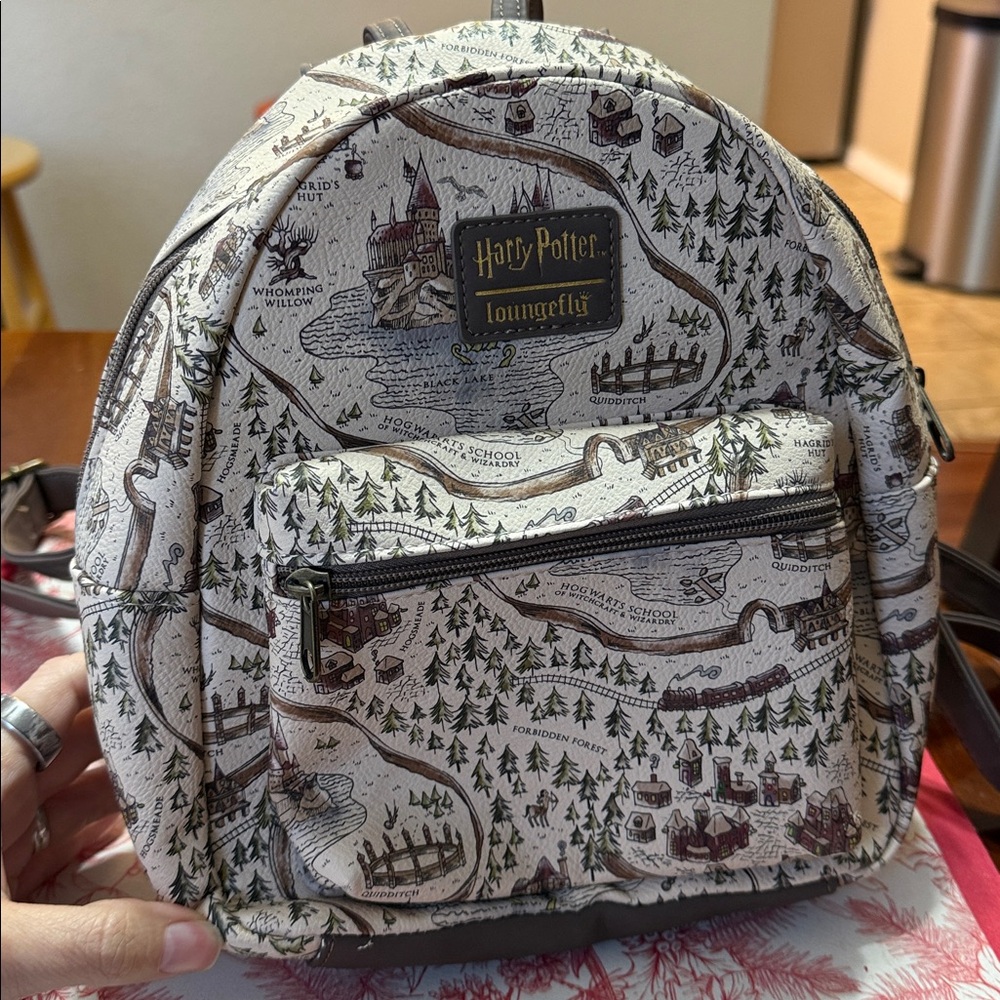 Loungefly Harry Potter Backpack - Hogwarts Castle School Grounds Map